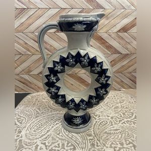 Westerwald German Salt‎ Glazed Stoneware Donut Shape Jug